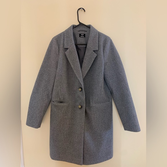 Quality Gray Trench Coat - Picture 1 of 2